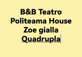 B&B Teatro Politeama House Zoe gialla, Palermo